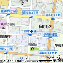 山六花鰹店周辺の地図