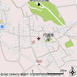 滋賀県東近江市上羽田町751周辺の地図