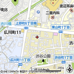 ハイランド渋谷周辺の地図