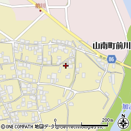 兵庫県丹波市山南町梶380周辺の地図