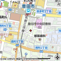 箱屋 豊田店周辺の地図