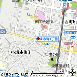 愛知県豊田市小坂本町1丁目135周辺の地図