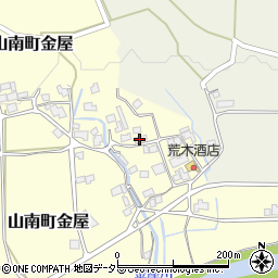 兵庫県丹波市山南町金屋93-1周辺の地図
