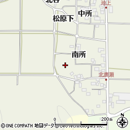 京都府南丹市八木町池上南所周辺の地図