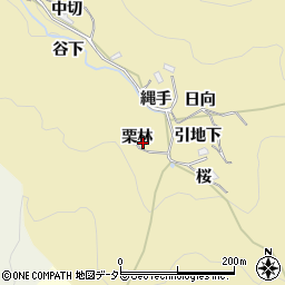 愛知県豊田市上佐切町栗林周辺の地図