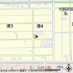 愛知県海部郡飛島村渚4丁目24周辺の地図