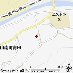 兵庫県丹波市山南町青田350周辺の地図