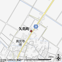 滋賀県守山市矢島町1384周辺の地図