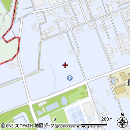 静岡県三島市長伏周辺の地図
