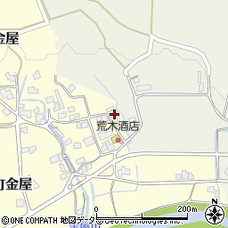 兵庫県丹波市山南町金屋80周辺の地図