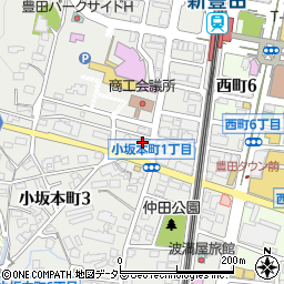 愛知県豊田市小坂本町1丁目130周辺の地図