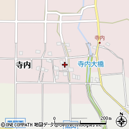 兵庫県丹波篠山市寺内周辺の地図