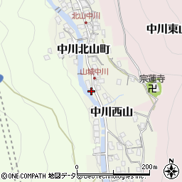 ＪＡ京都中央　北山支店周辺の地図