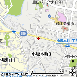 愛知県豊田市小坂本町3丁目7周辺の地図