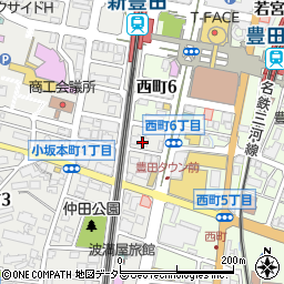 ユニーブル小坂本町周辺の地図