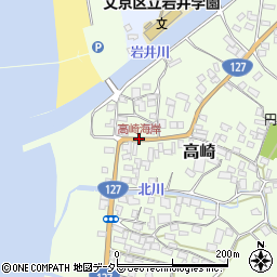 高崎海岸周辺の地図