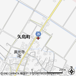 滋賀県守山市矢島町1188-3周辺の地図