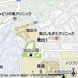 愛知県名古屋市緑区旭出1丁目803周辺の地図