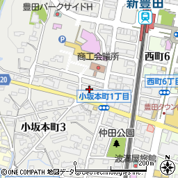 愛知県豊田市小坂本町1丁目130-2周辺の地図