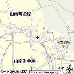 兵庫県丹波市山南町金屋513周辺の地図