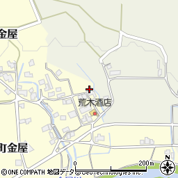 兵庫県丹波市山南町金屋82周辺の地図