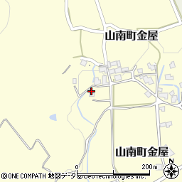 兵庫県丹波市山南町金屋439周辺の地図