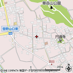 滋賀県東近江市上羽田町655周辺の地図