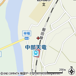 静岡県浜松市天竜区佐久間町半場15周辺の地図