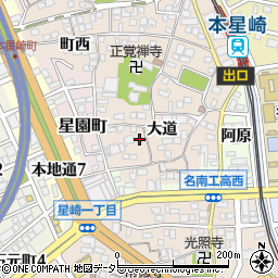 愛知県名古屋市南区本星崎町大道399周辺の地図
