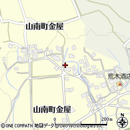 兵庫県丹波市山南町金屋511周辺の地図