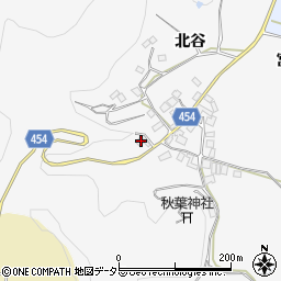 京都府南丹市八木町池ノ内北谷85周辺の地図