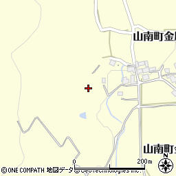 兵庫県丹波市山南町金屋47周辺の地図