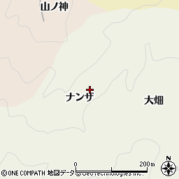 愛知県豊田市上脇町（ナンザ）周辺の地図