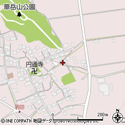 滋賀県東近江市上羽田町538周辺の地図
