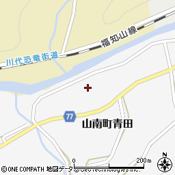 兵庫県丹波市山南町青田601周辺の地図