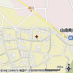 兵庫県丹波市山南町梶471周辺の地図
