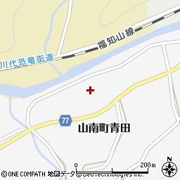 兵庫県丹波市山南町青田612周辺の地図