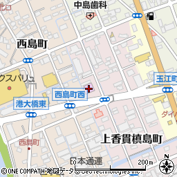 プレイステーションタムラ香貫店周辺の地図