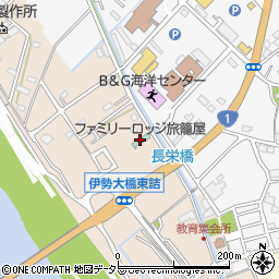 ファミリーロッジ旅籠屋・名阪長島店周辺の地図