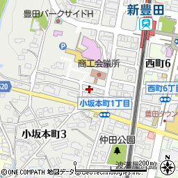愛知県豊田市小坂本町1丁目127周辺の地図