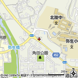 岡山県津山市大田100-8周辺の地図
