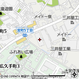 愛知県豊田市三軒町4丁目1周辺の地図