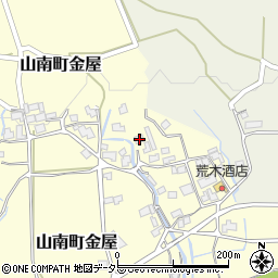 兵庫県丹波市山南町金屋98周辺の地図