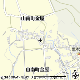 兵庫県丹波市山南町金屋508周辺の地図