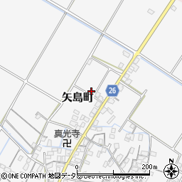 滋賀県守山市矢島町3621周辺の地図