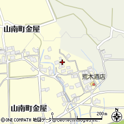 兵庫県丹波市山南町金屋99周辺の地図