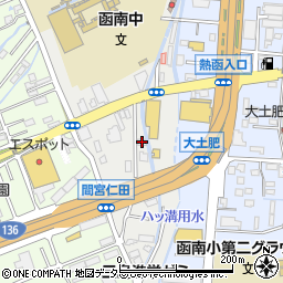 静岡県田方郡函南町仁田79-2周辺の地図