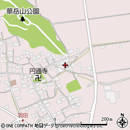 滋賀県東近江市上羽田町607周辺の地図