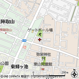 愛知県みよし市三好町弥栄153周辺の地図