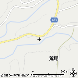 愛知県北設楽郡設楽町荒尾向川角周辺の地図